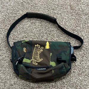 Timbuk2 camo messenger bag